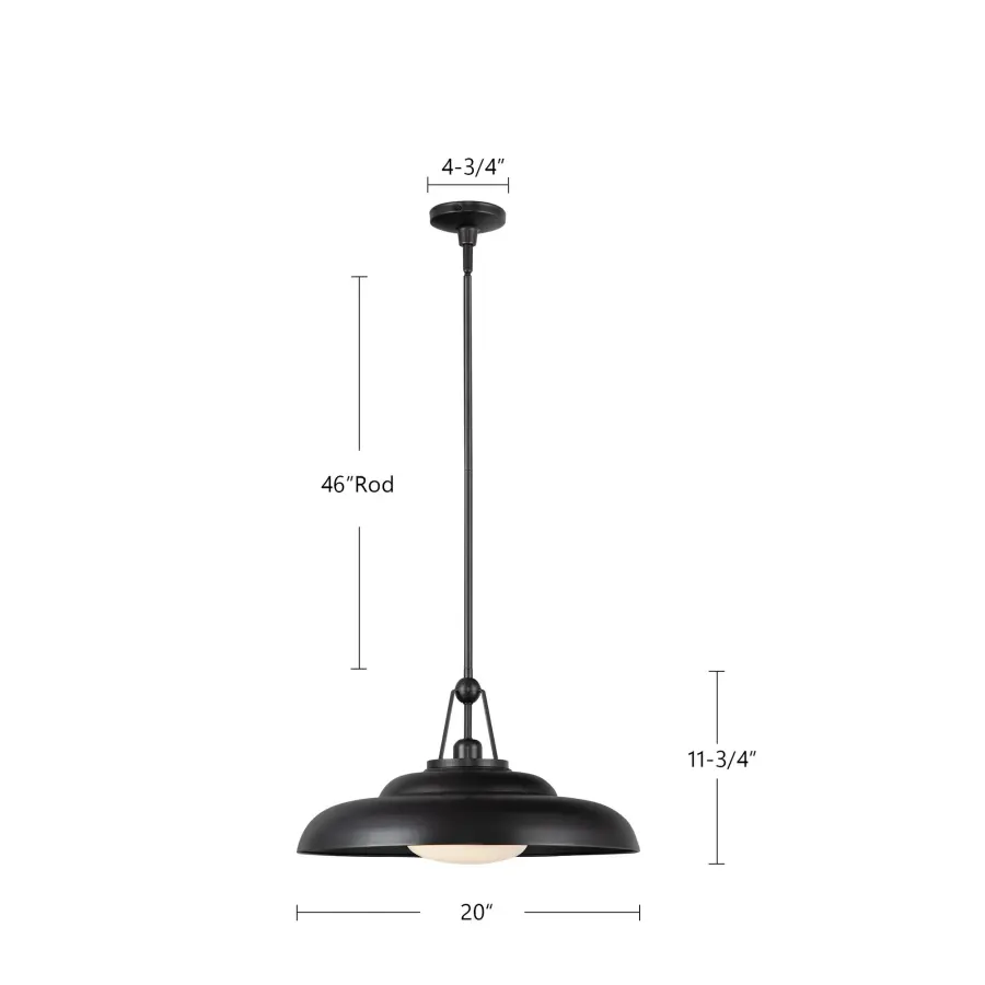 Palmetto 20-Inch Pendant Light - Image 11