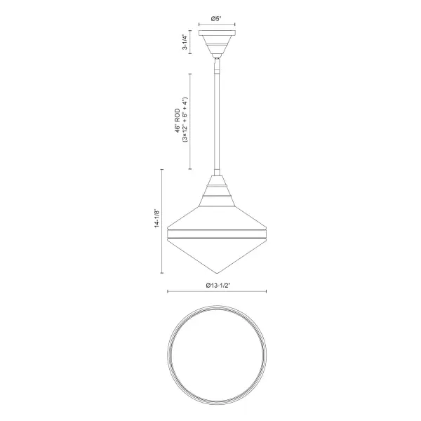 Willard 14-Inch Pendant Light - Image 20