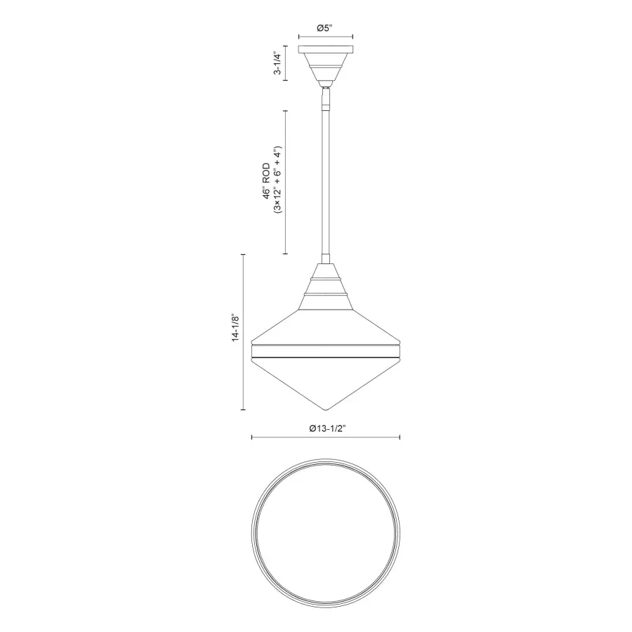 Willard 14-Inch Pendant Light - Image 20