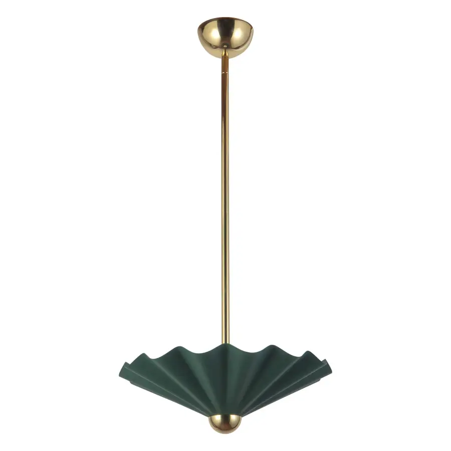 Furrow 16" Pendant in Burgundy - Image 3