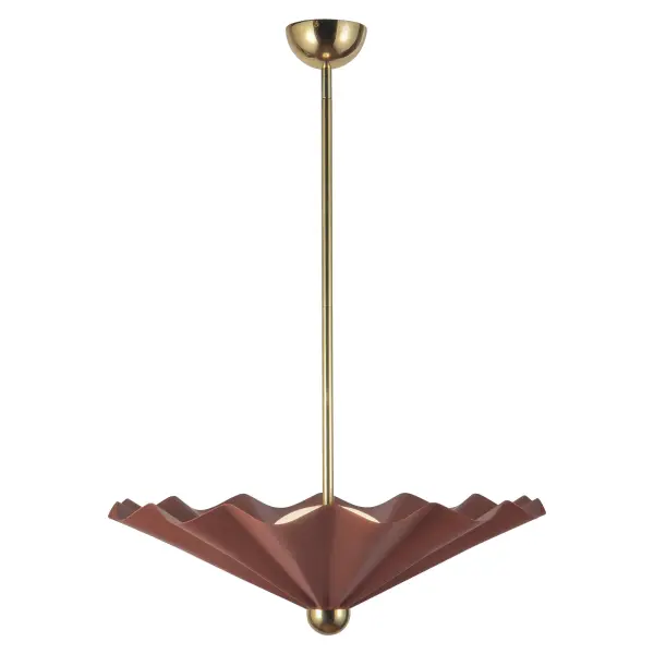 Furrow 25-Inch Pendant in Burgundy - Image 11