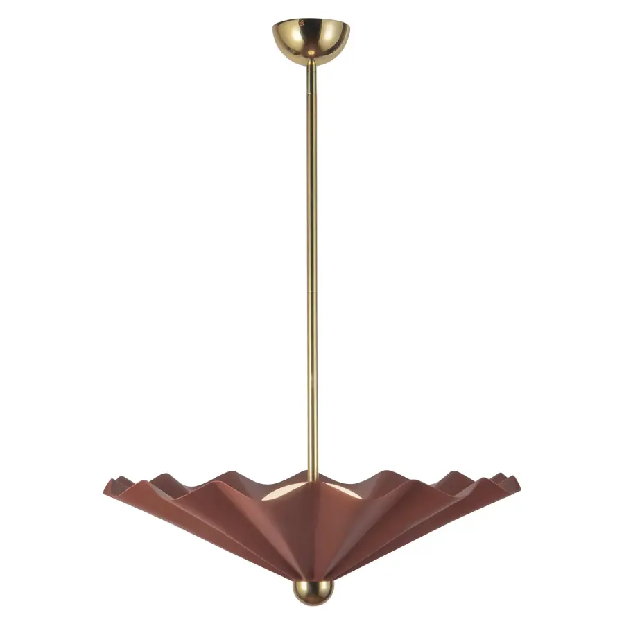 Furrow 25-Inch Pendant in Burgundy - Image 11