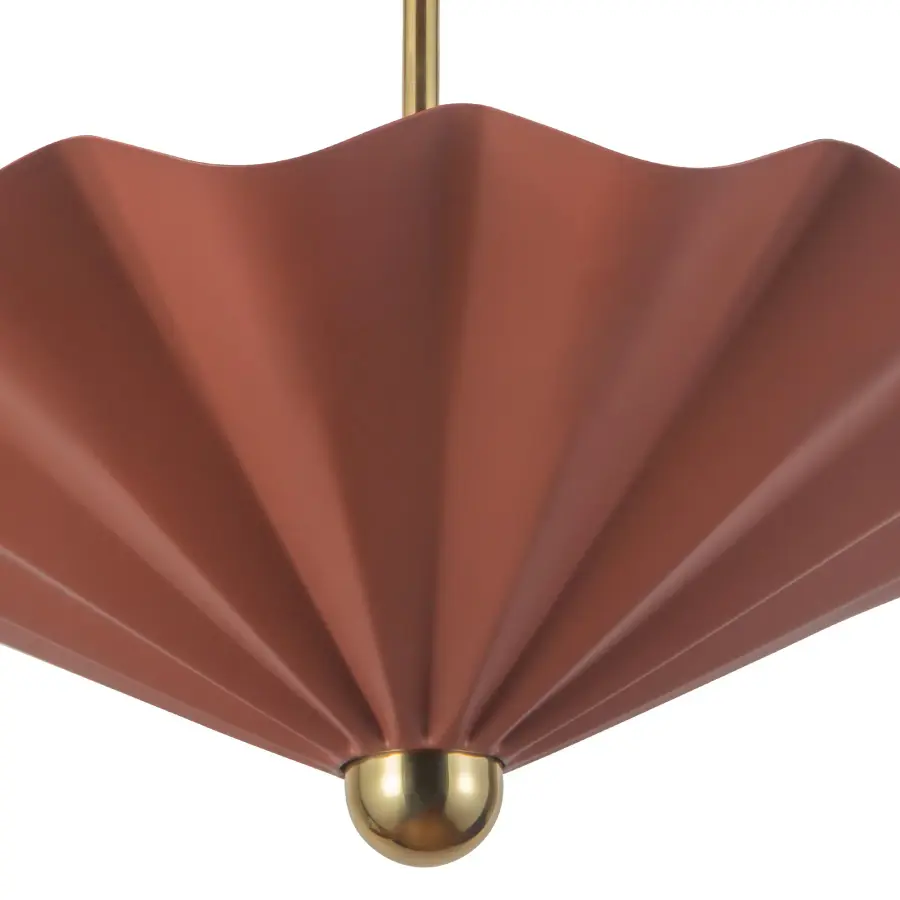 Furrow 25-Inch Pendant in Burgundy - Image 13