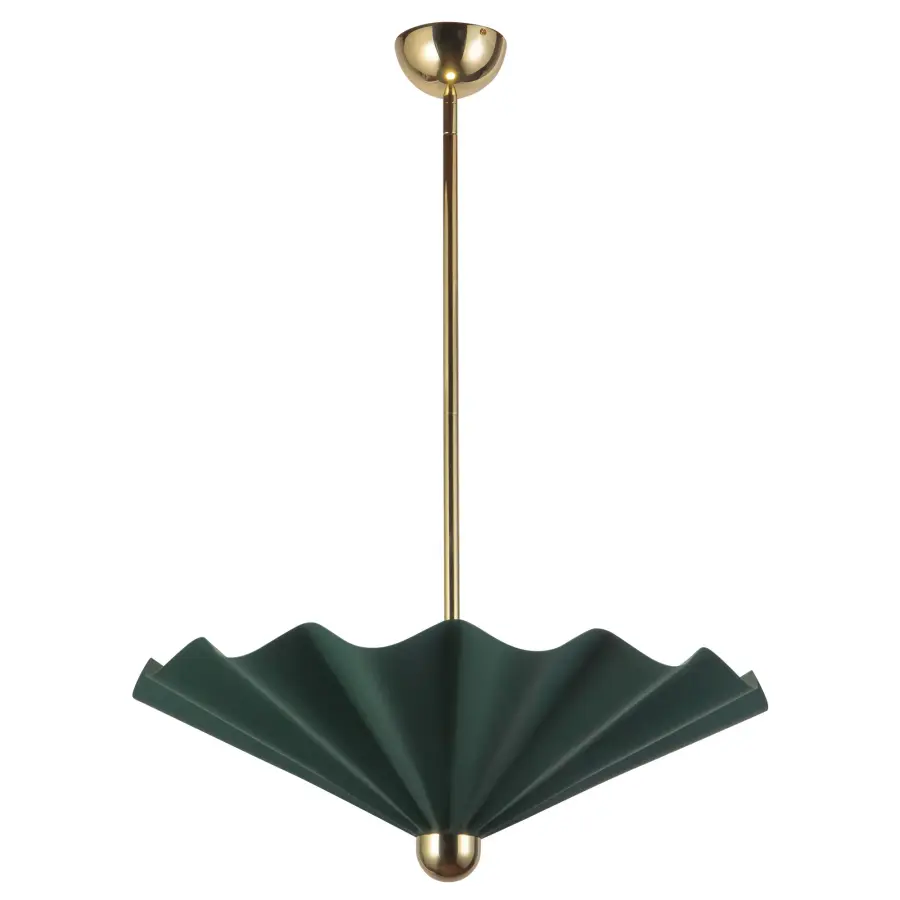 Furrow 25-Inch Pendant in Burgundy - Image 3