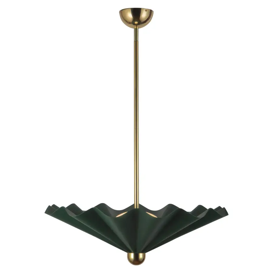 Furrow 25-Inch Pendant in Burgundy - Image 6