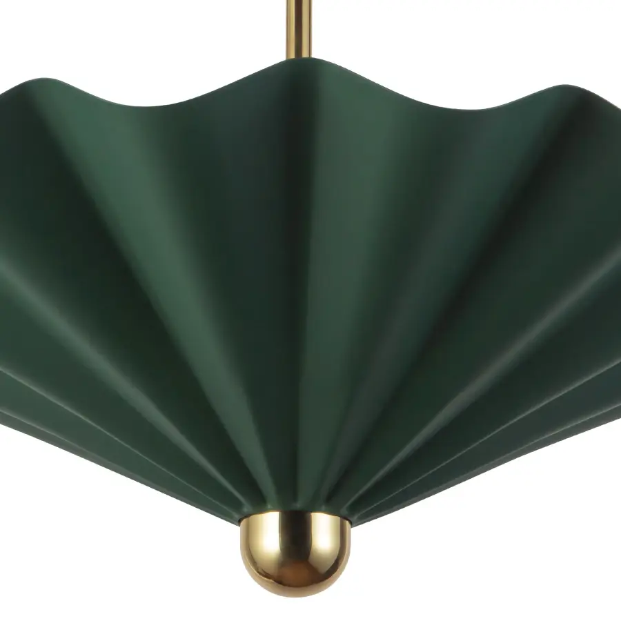 Furrow 25-Inch Pendant in Burgundy - Image 9