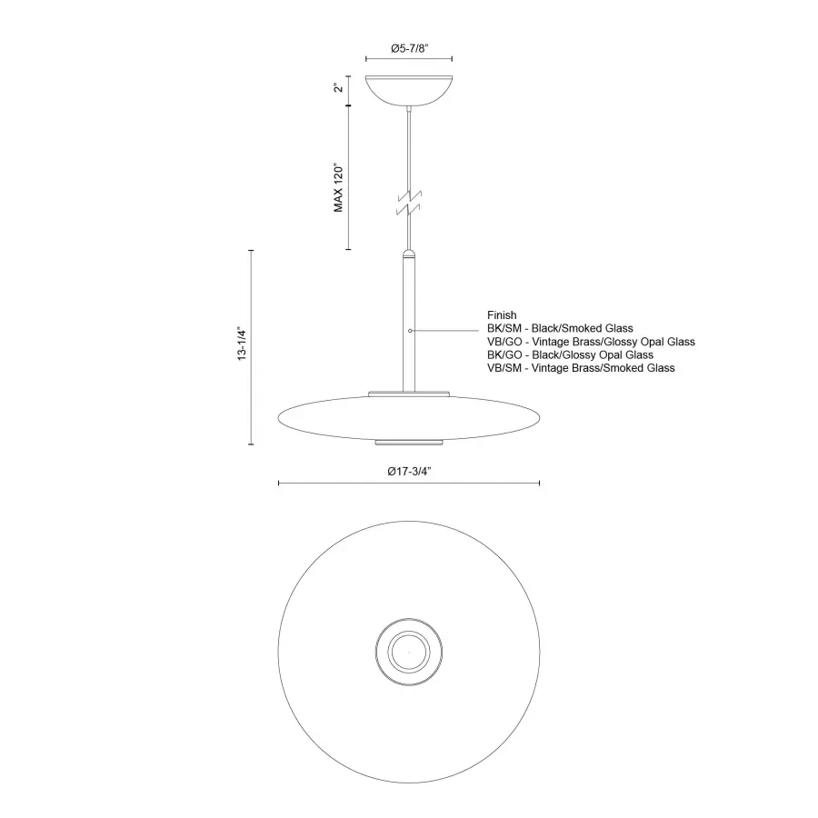 Kyoto 18-Inch Pendant Light - Image 19