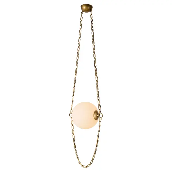 Petra 10-Inch Pendant with Draped Chain - Image 1