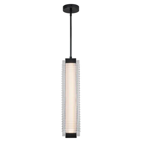 Alai 24-Inch Ribbed Glass Pendant - Image 6