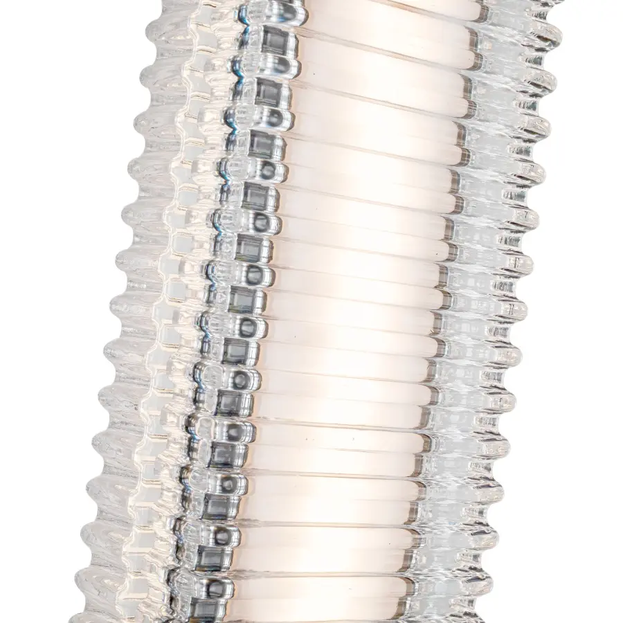 Alai 24-Inch Ribbed Glass Pendant - Image 8