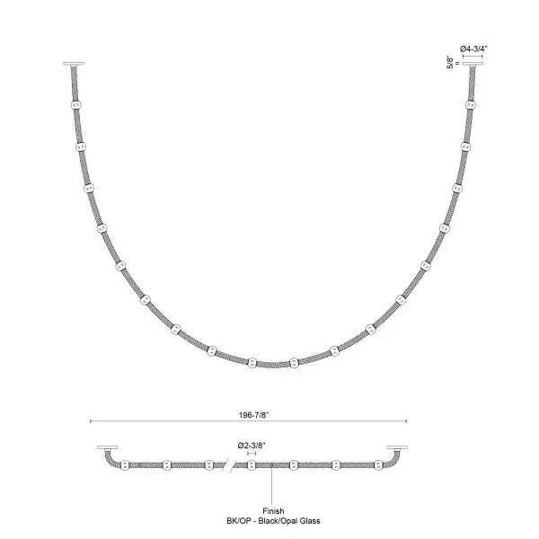 Corda 17-Foot Pendant Light - Image 9