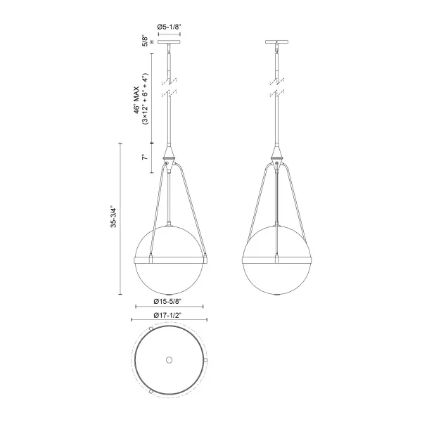 Harmony 18-Inch Pendant Light - Image 13