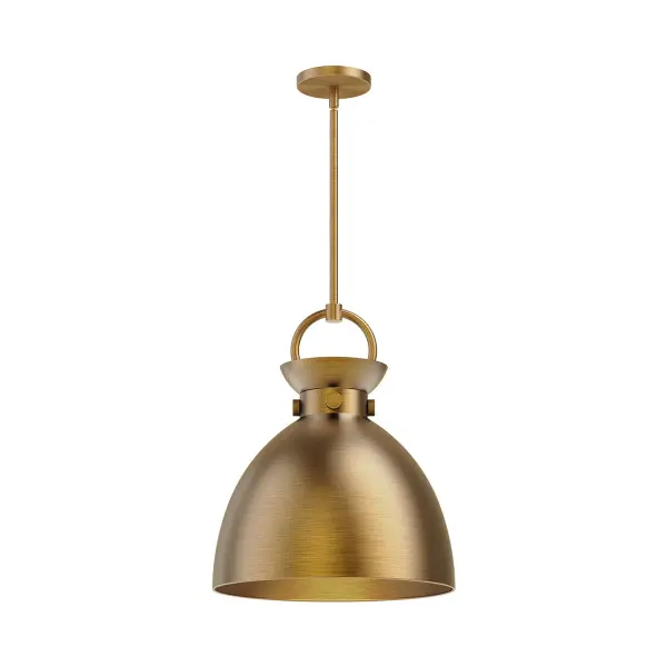 Waldo 14-Inch Pendant in Aged Gold - Image 2