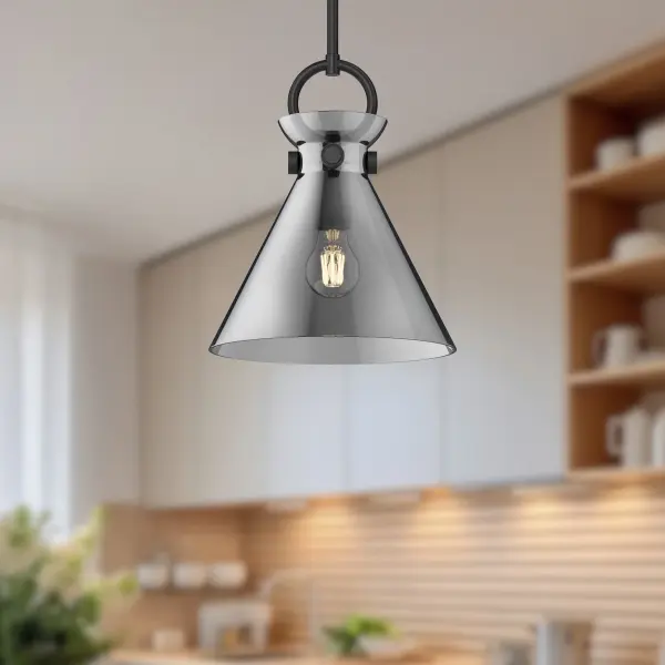 Emerson 11-Inch Pendant in Aged Gold with Clear Glass - Image 6