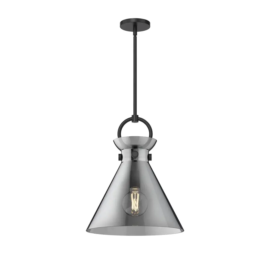 Emerson 14-Inch Pendant in Aged Gold with Clear Glass - Image 11