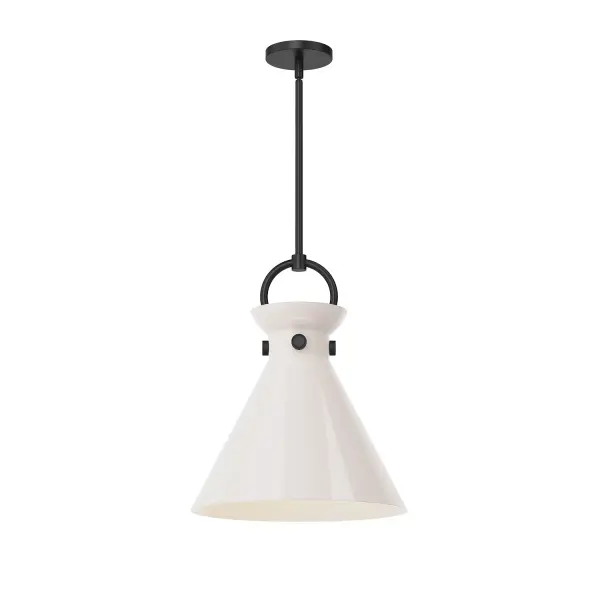 Emerson 14-Inch Pendant in Aged Gold with Clear Glass - Image 10