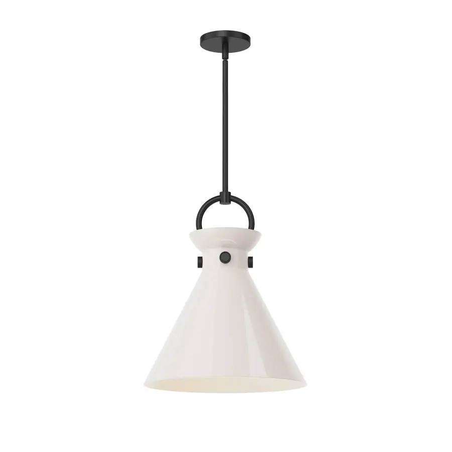 Emerson 14-Inch Pendant in Aged Gold with Clear Glass - Image 10