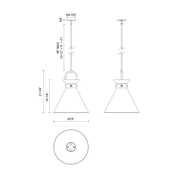 Emerson 18-Inch Pendant Light - Image 6