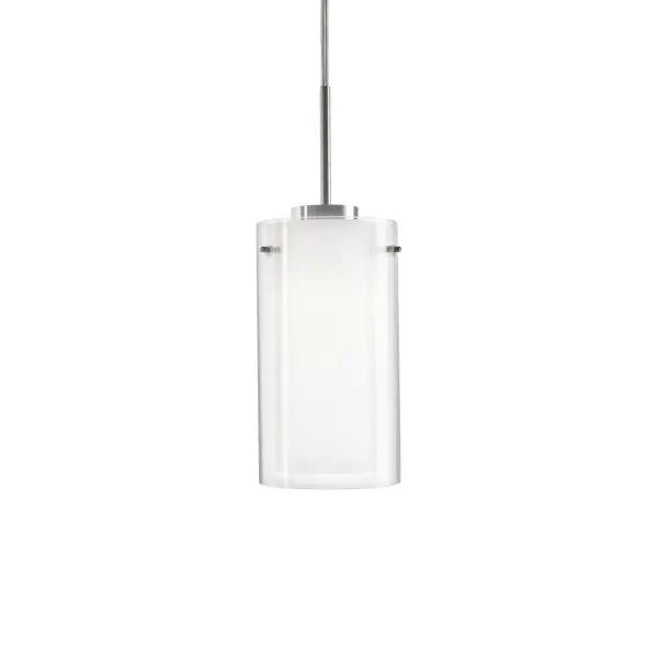 Verona 12-Inch Brushed Nickel LED Pendant - Image 1