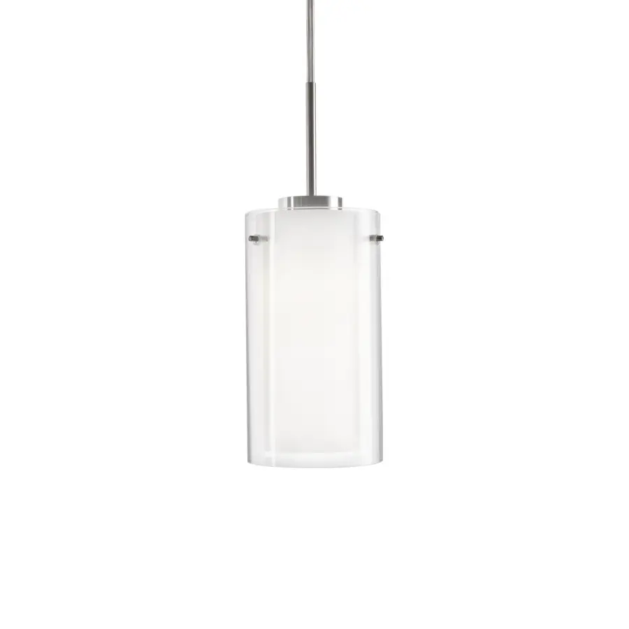 Verona 12-Inch Brushed Nickel LED Pendant - Image 1