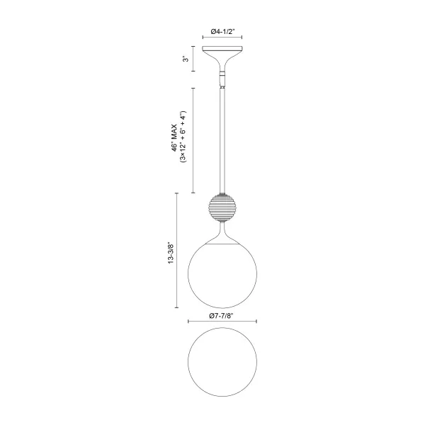 Celia 8-Inch Pendant Light - Image 6
