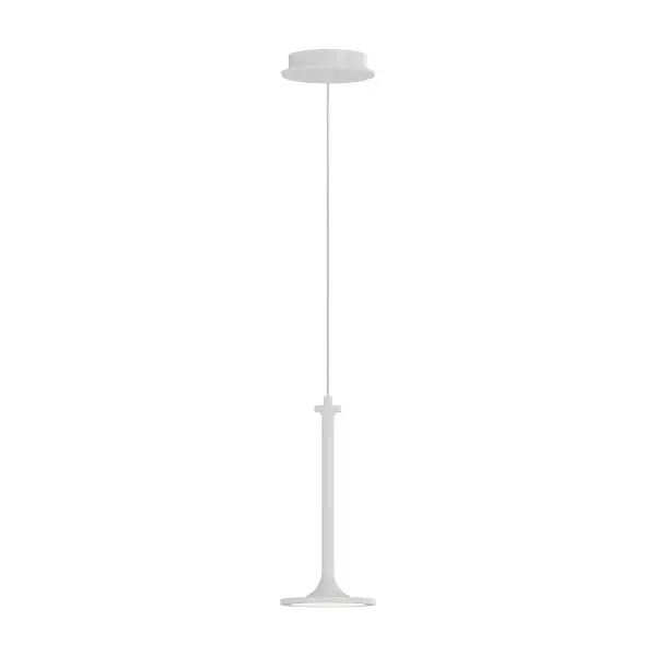 Issa 6-Inch Pendant in Brushed Gold - Image 1