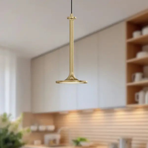 Issa 6-Inch Pendant in Brushed Gold - Image 3