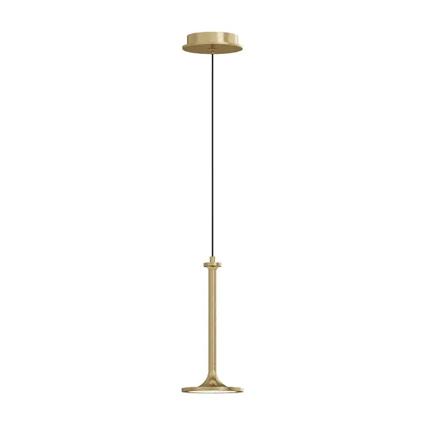 Issa 6-Inch Pendant in Brushed Gold - Image 6