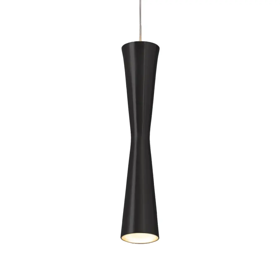 Robson 12-Inch Matte Black Pendant Light - Image 1