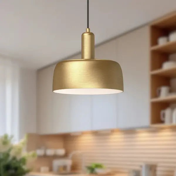 Adriano 10-Inch Pendant in Brushed Gold - Image 3