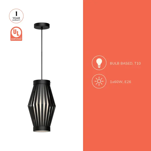 Hana 9-Inch Pendant Light - Image 6