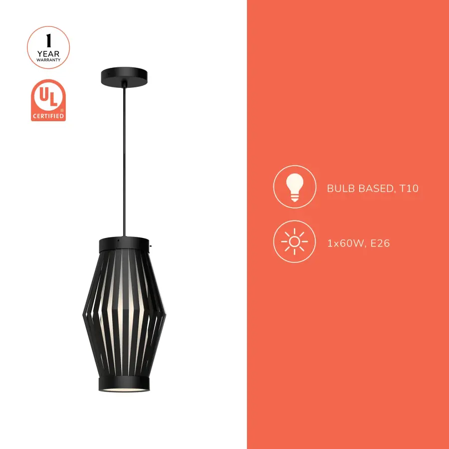 Hana 9-Inch Pendant Light - Image 6