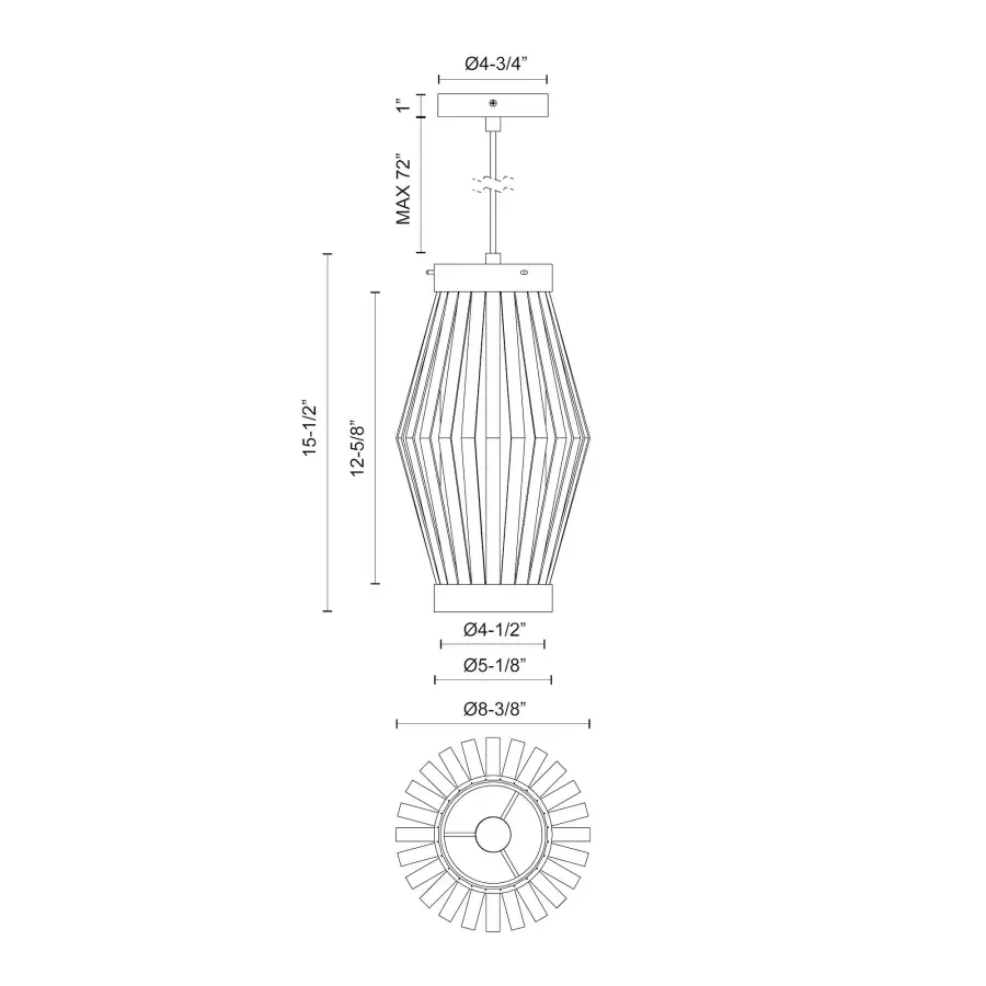 Hana 9-Inch Pendant Light - Image 9