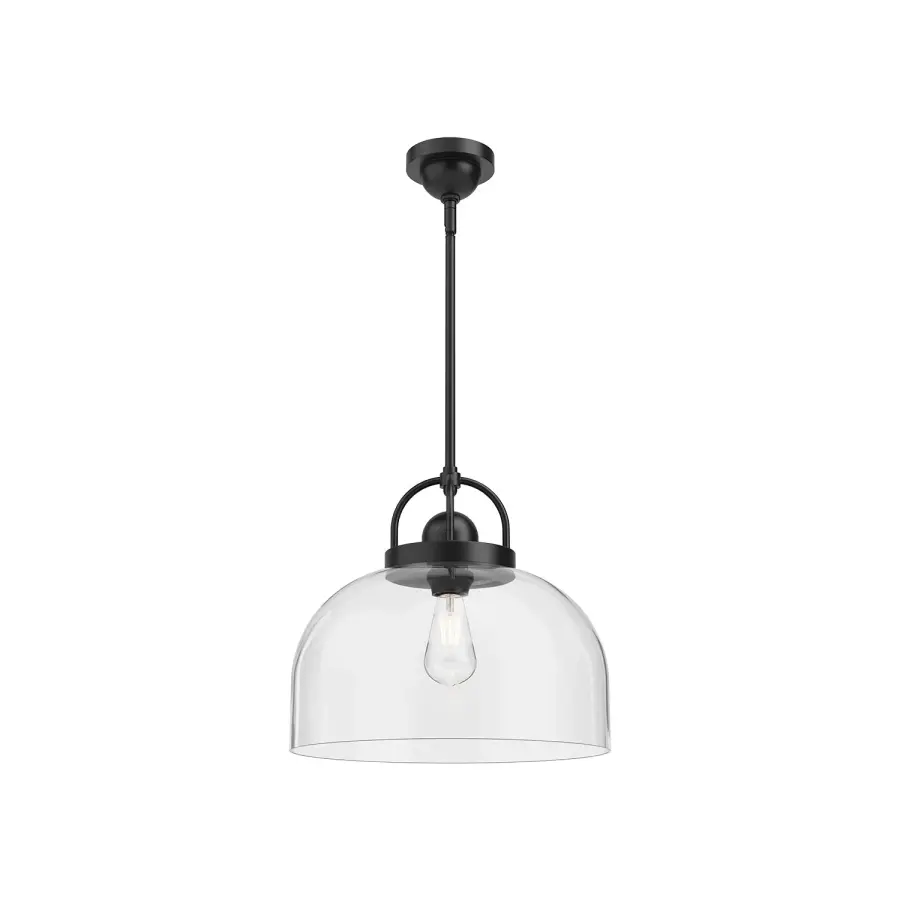 Lancaster 15-inch Pendant in Aged Gold - Image 1