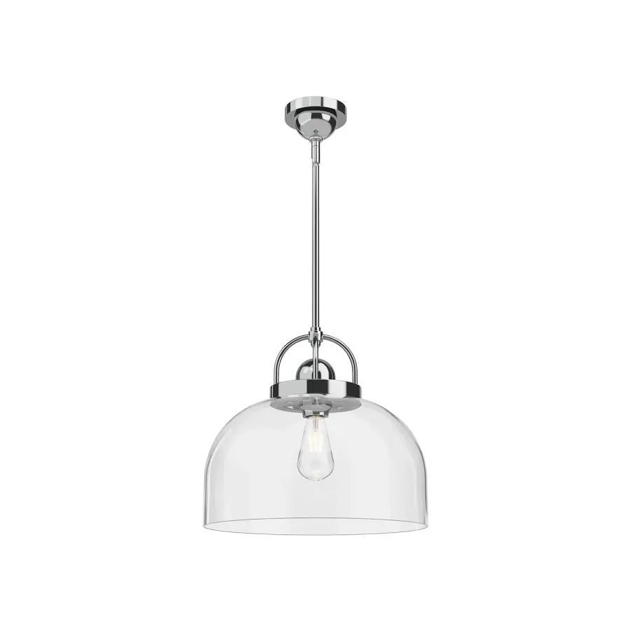 Lancaster 15-inch Pendant in Aged Gold - Image 5