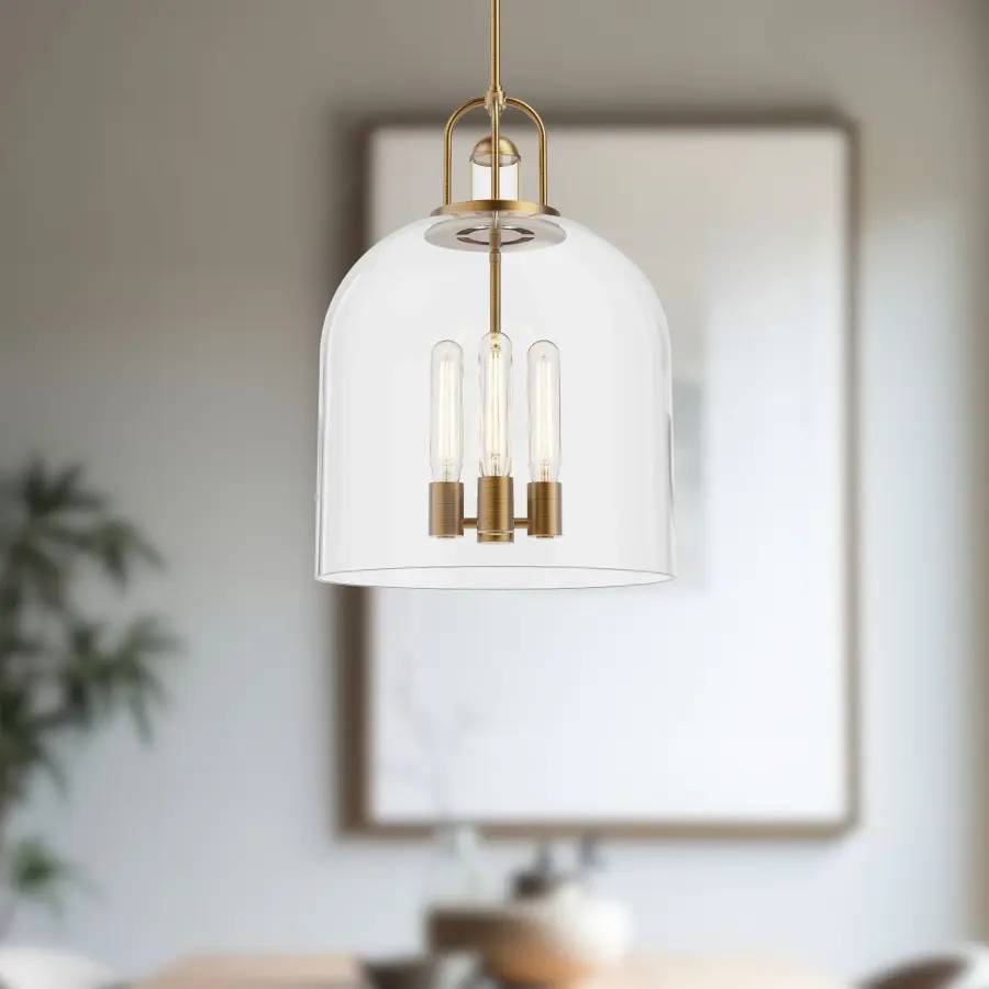 Lancaster 16-Inch Pendant in Aged Gold - Image 2