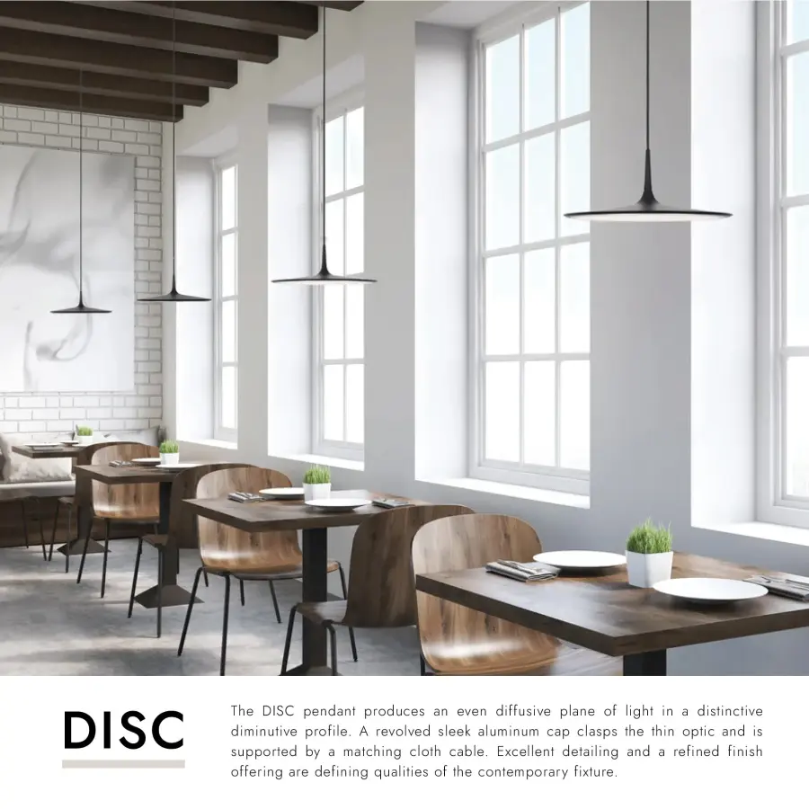Disc 16-Inch Pendant Light - Image 9