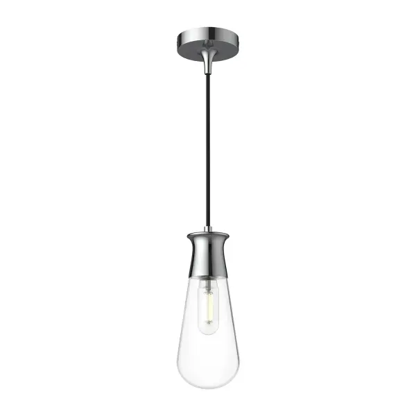 Marcel 4-Inch Pendant in Aged Gold - Image 4