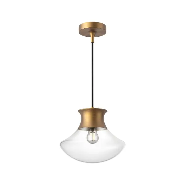 Marcel 11-Inch Pendant in Aged Gold - Image 6
