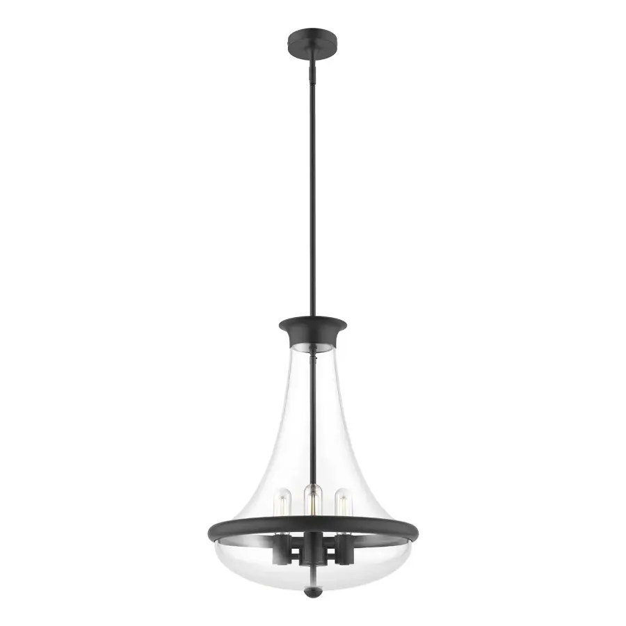 Marcel 18-Inch Pendant in Aged Gold - Image 1