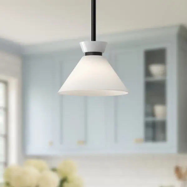 Halston 8-Inch Pendant in Brushed Gold - Image 6