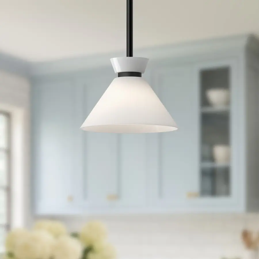 Halston 8-Inch Pendant in Brushed Gold - Image 6