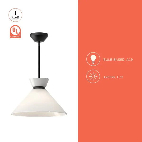 Halston 14-Inch Pendant Light - Image 8
