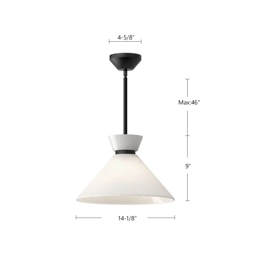 Halston 14-Inch Pendant Light - Image 9