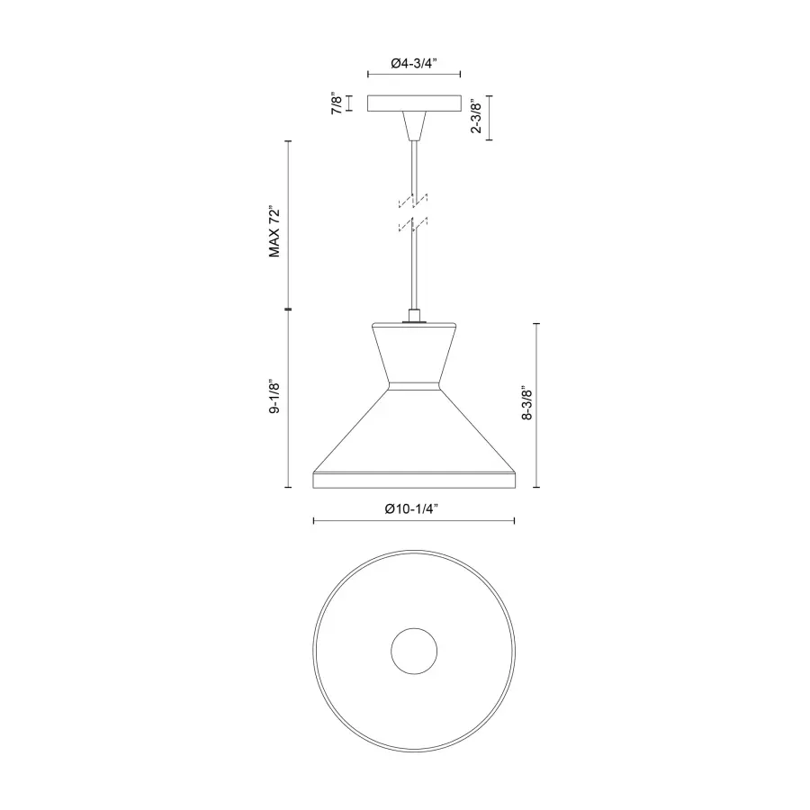Betty 10-Inch Pendant Light - Image 7