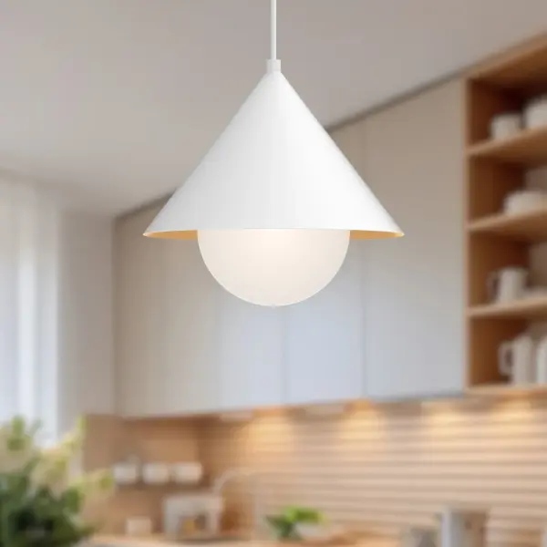 Japanese-Inspired Minimalist Pendant with Elegant Triangular Design - Image 4