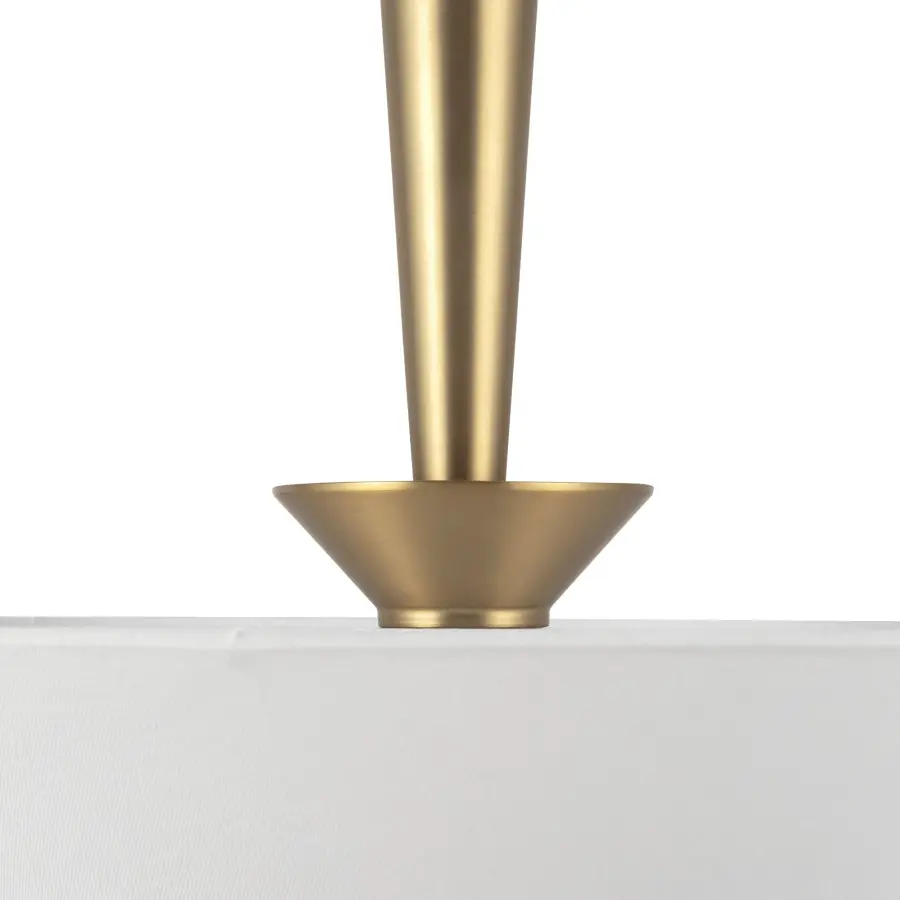 Striking Triangular Design with Warm Gold & White Linen Elegance - Image 5