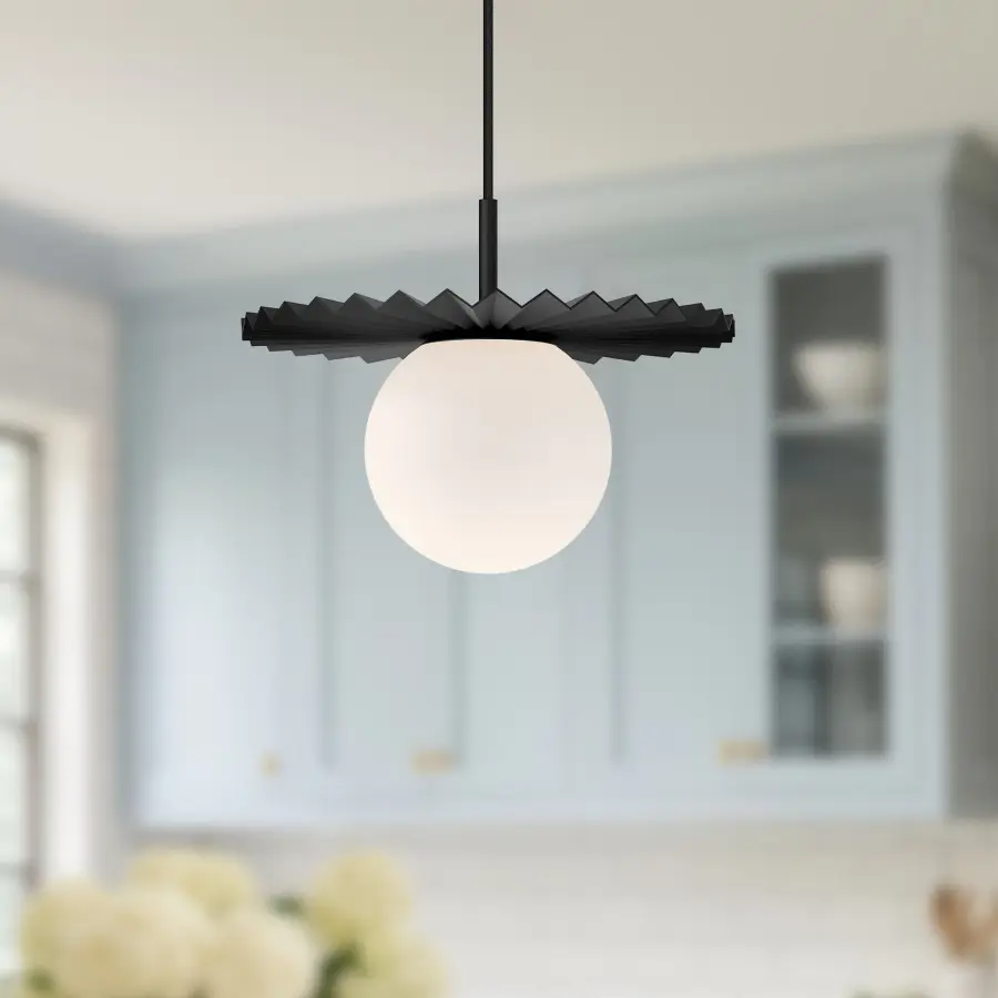 Plume 12-Inch Pendant in Brushed Gold - Image 3