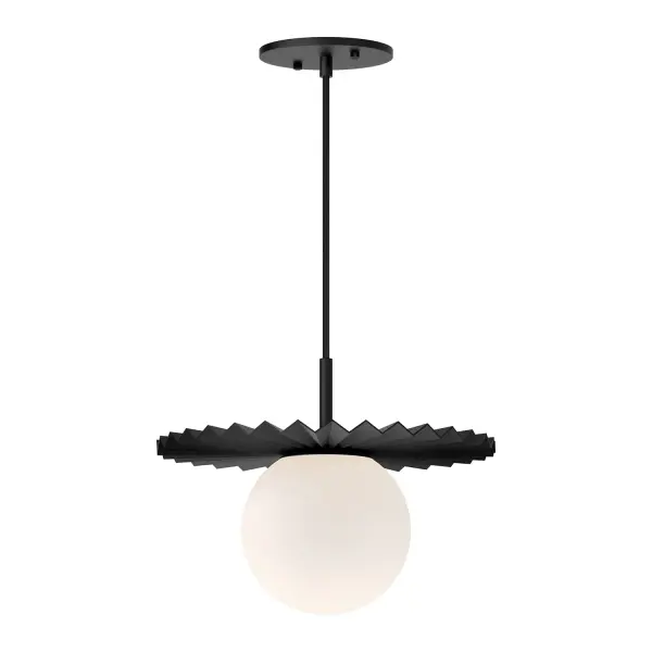 Plume 12-Inch Pendant in Brushed Gold - Image 8
