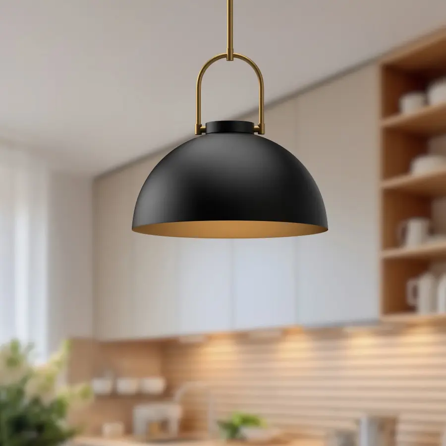 Harper 16-Inch Pendant in Aged Gold - Image 5